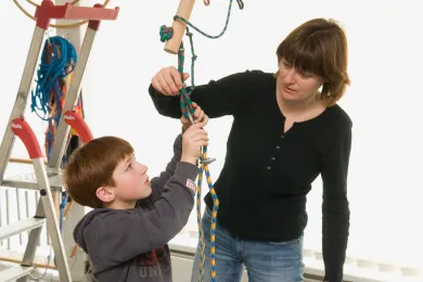Ergotherapie mit einem Kind